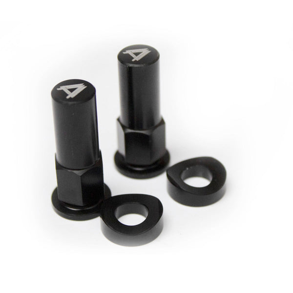 Kit Tampas Válvulas de Ar Pneus Preto DOCA