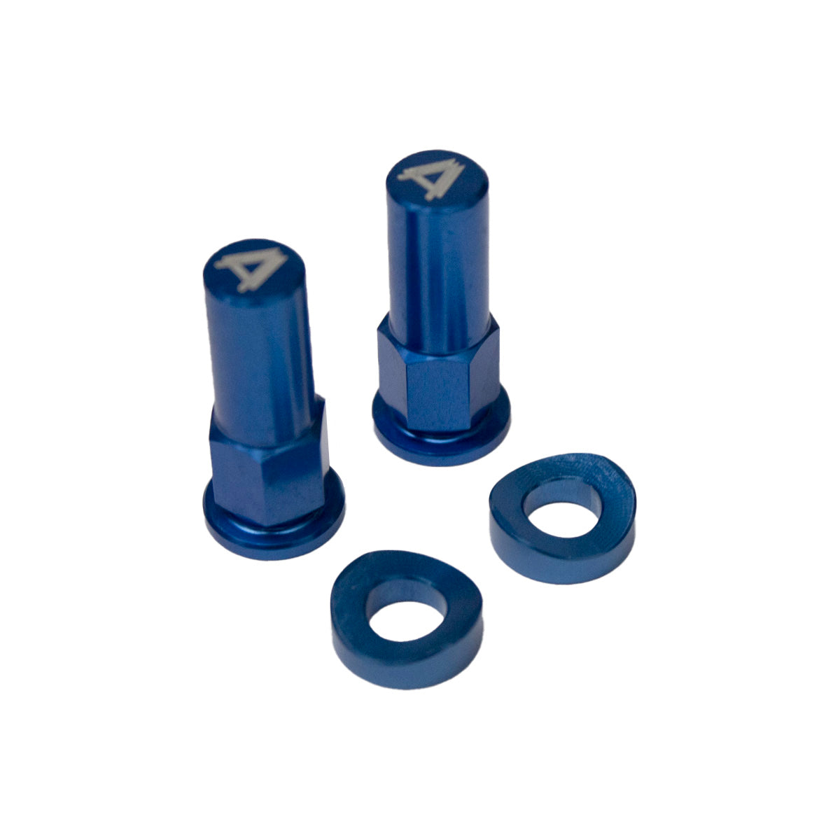 Kit de tapas de válvula de aire de neumáticos DOCA azul