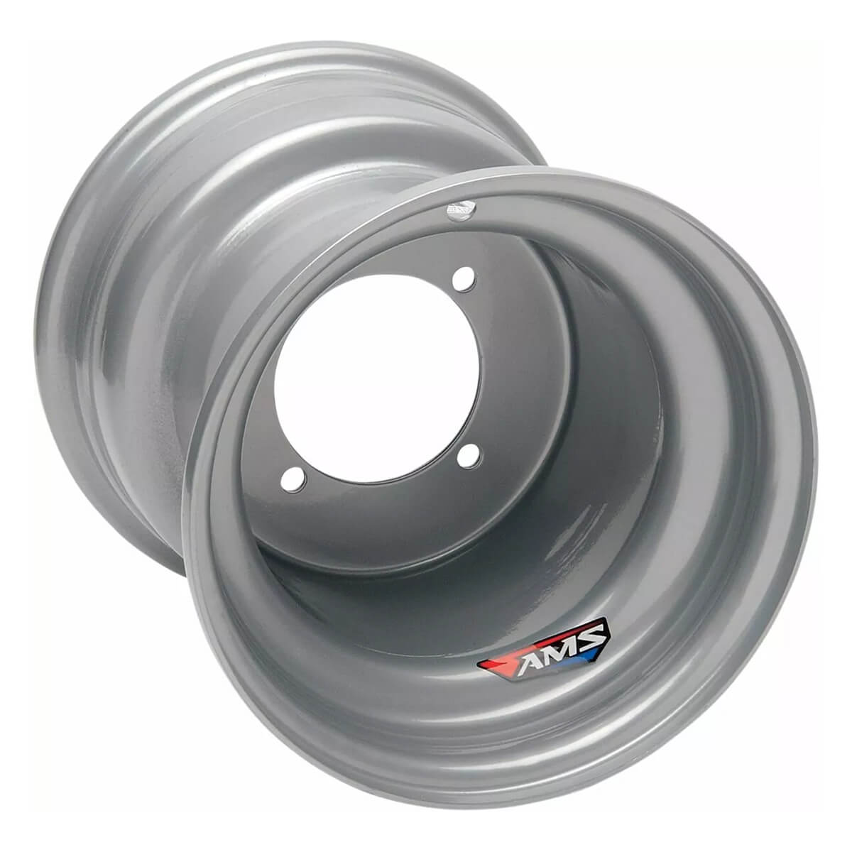 Jante de Ferro Traseira Quad/ ATV 9X9 4/115 3+6 AMS