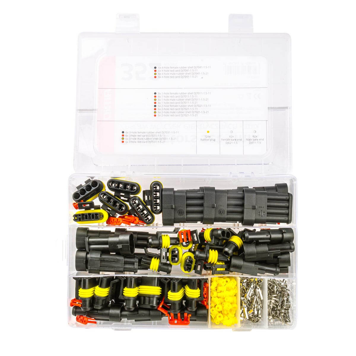 Caixa/ Estojo de Conectores Elétricos (352 Peças)