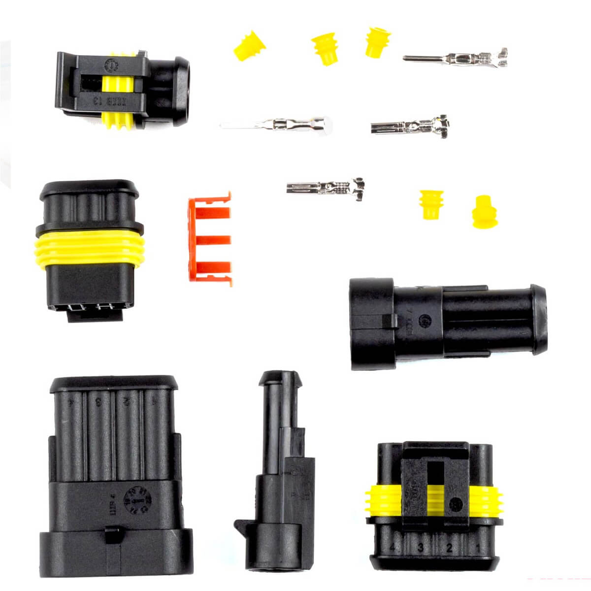 Caixa/ Estojo de Conectores Elétricos (352 Peças)