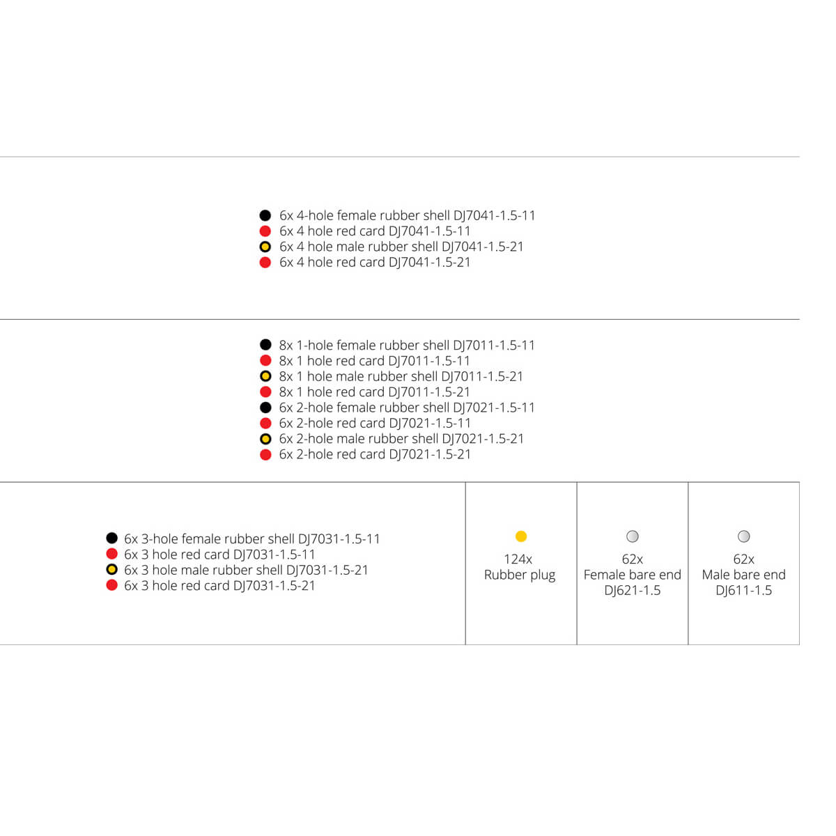 Caixa/ Estojo de Conectores Elétricos (352 Peças)