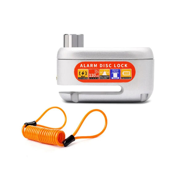 Aloquete com Alarme Universal Cinzento Moto / Scooter