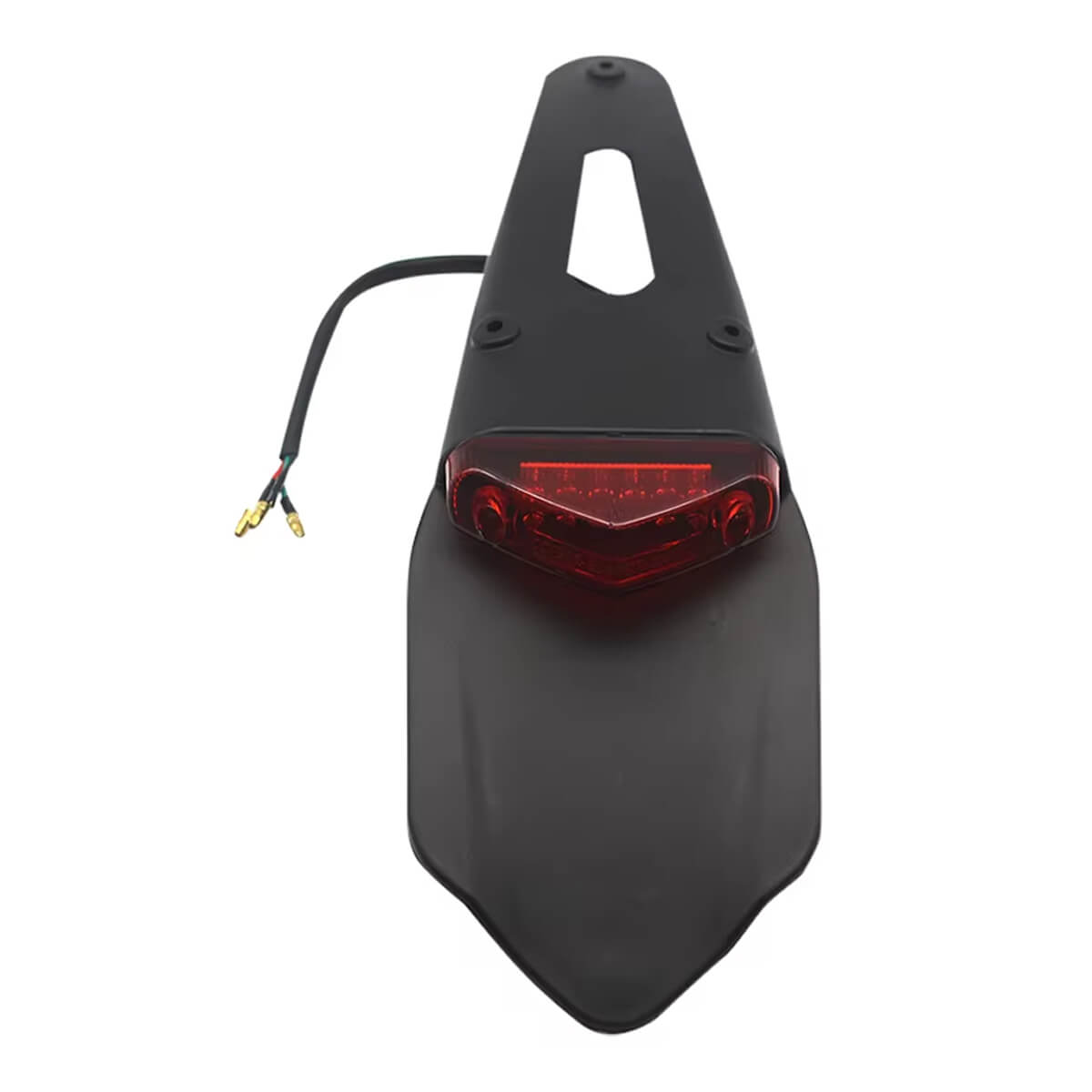 Soporte de matrícula Enduro universal (Rojo)