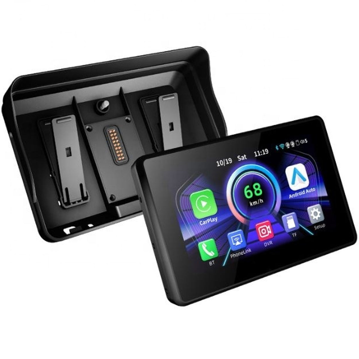 Carplay/ Android Auto MPAI-3 Ecrã 5" C/ Câmeras Octa-Core