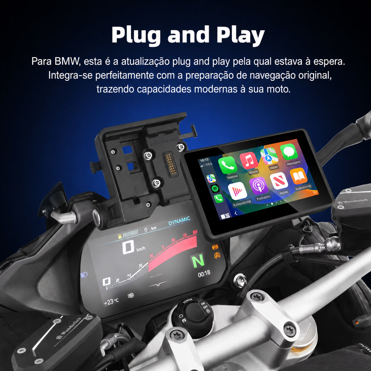 Carplay/ Android Auto MPBMW-1 Ecrã 5" - Plug & Play BMW