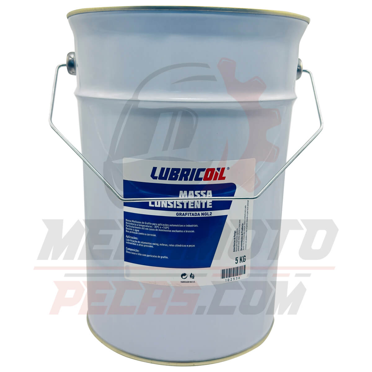 Massa Consistente Multiusos Grafitada 5KG Lubricoil