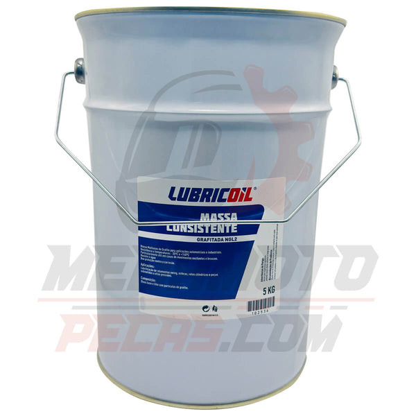 Massa Consistente Multiusos Grafitada 5KG Lubricoil