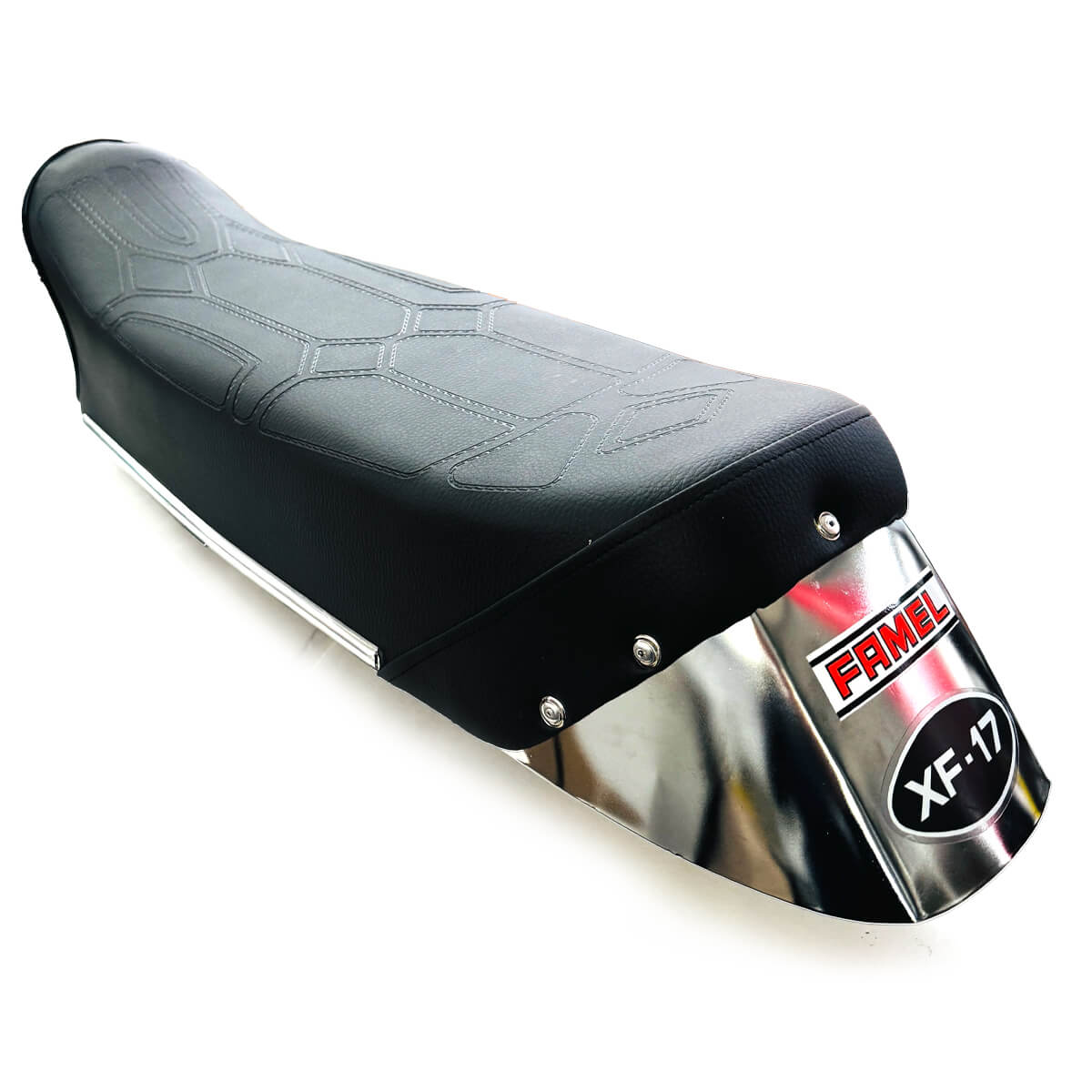Seat / Famel XF17 Saddle with Rivets and Strips