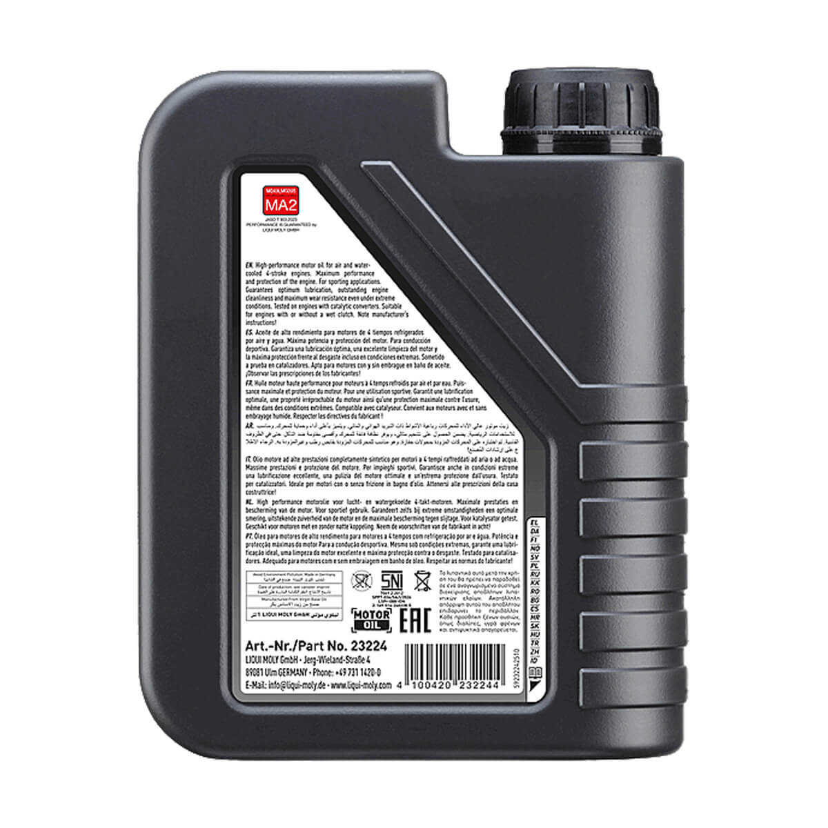 Óleo Liqui Moly Advanced Full Synthetic Street 10w40 4T(1L)