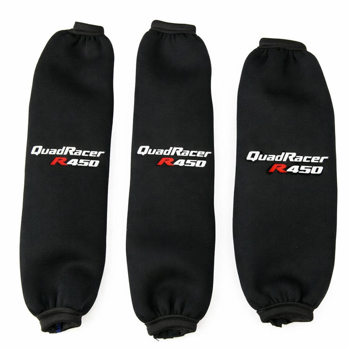 Fundas de amortiguador Suzuki LTR 450 negro (bordado)