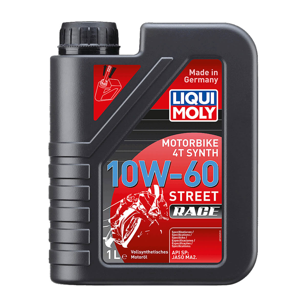 Óleo Liqui Moly 100% Sintético Street Race 10w60 4T (1L)