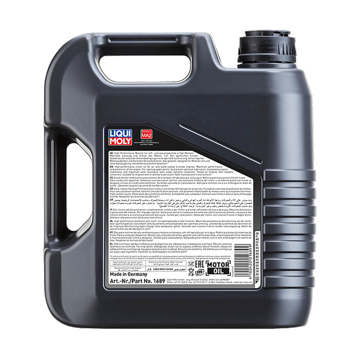 Óleo Liqui Moly HC Sintético Street 15w50 4T (4Litros)