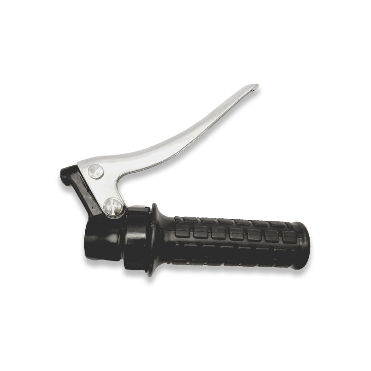 Punho Acelerador Completo Manete Chapa Preto/ Polido