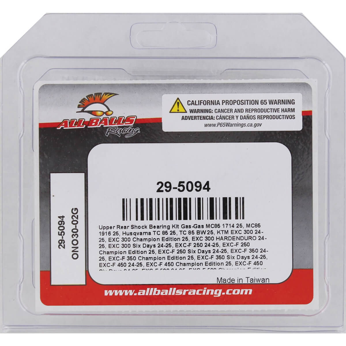 Kit Rolamentos/ Casquilhos Amortecedor KTM 24-26