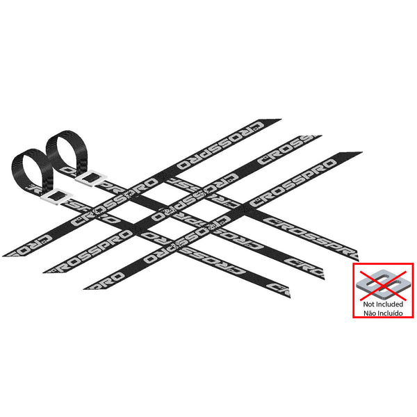 Fitas Nerf Bar 3-3-3 Pretas CROSSPRO