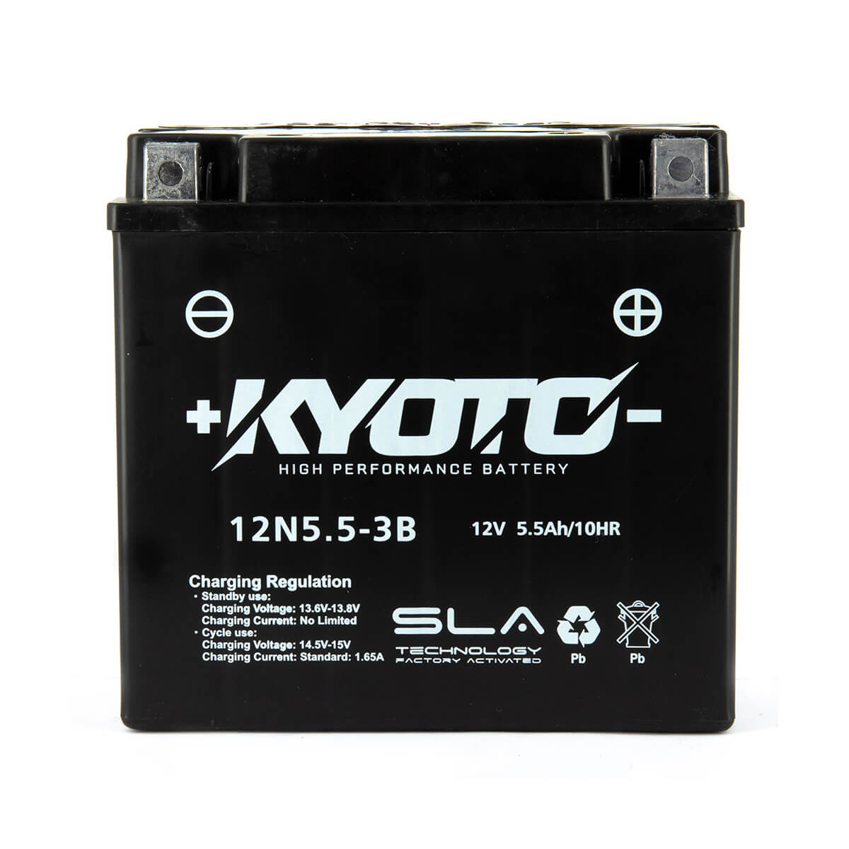 KYOTO 12n5.5-3b SLA Battery (Charged and Activated)