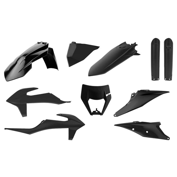 Kit Plásticos Completo KTM EXC/ EXC-F (2020-23) Preto