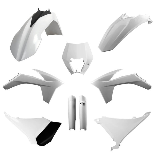 Kit Plásticos Completo KTM EXC/EXC-F (2012-13) Branco
