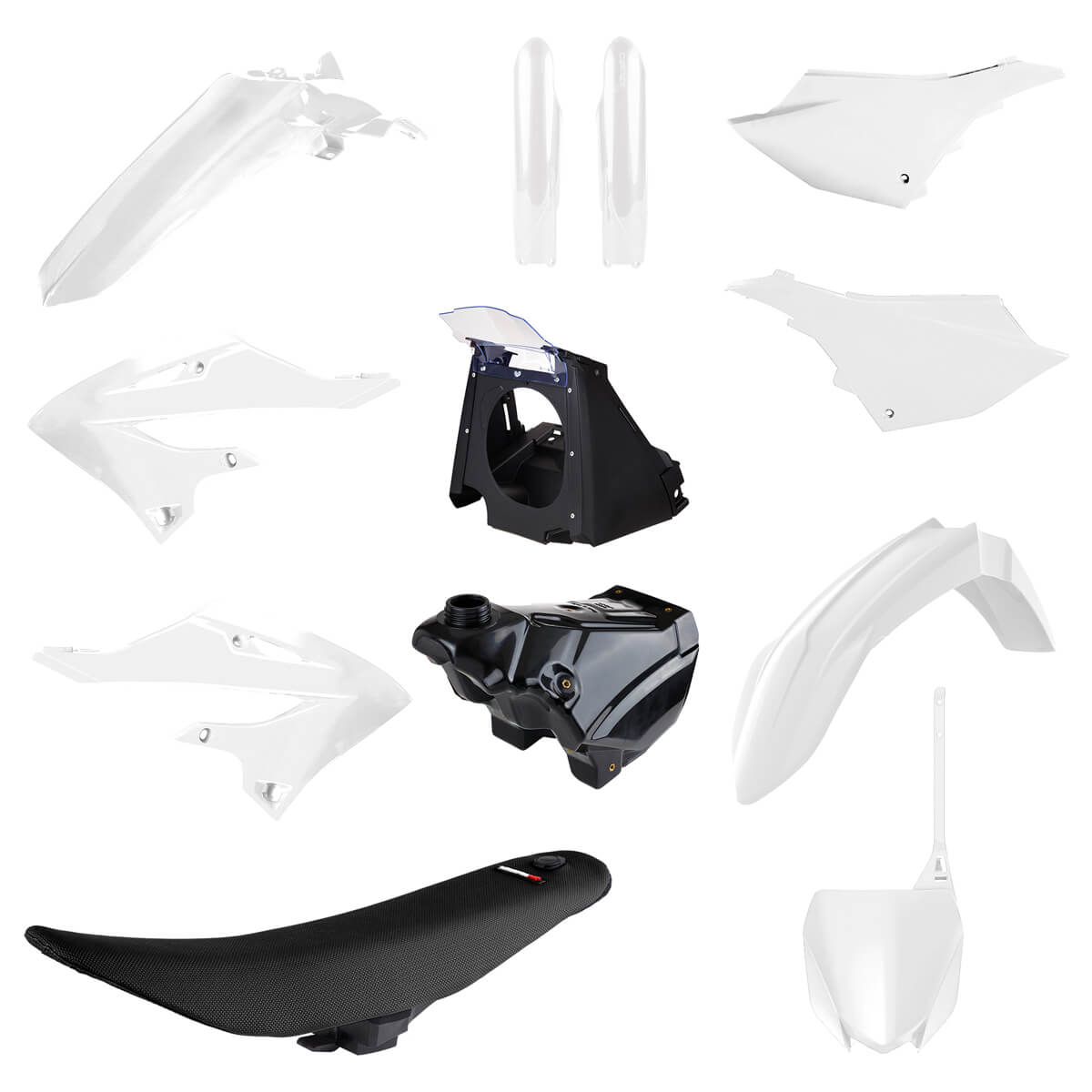 Kit Plásticos Restyling Yamaha YZ 125/ 250 (2002-21) Branco