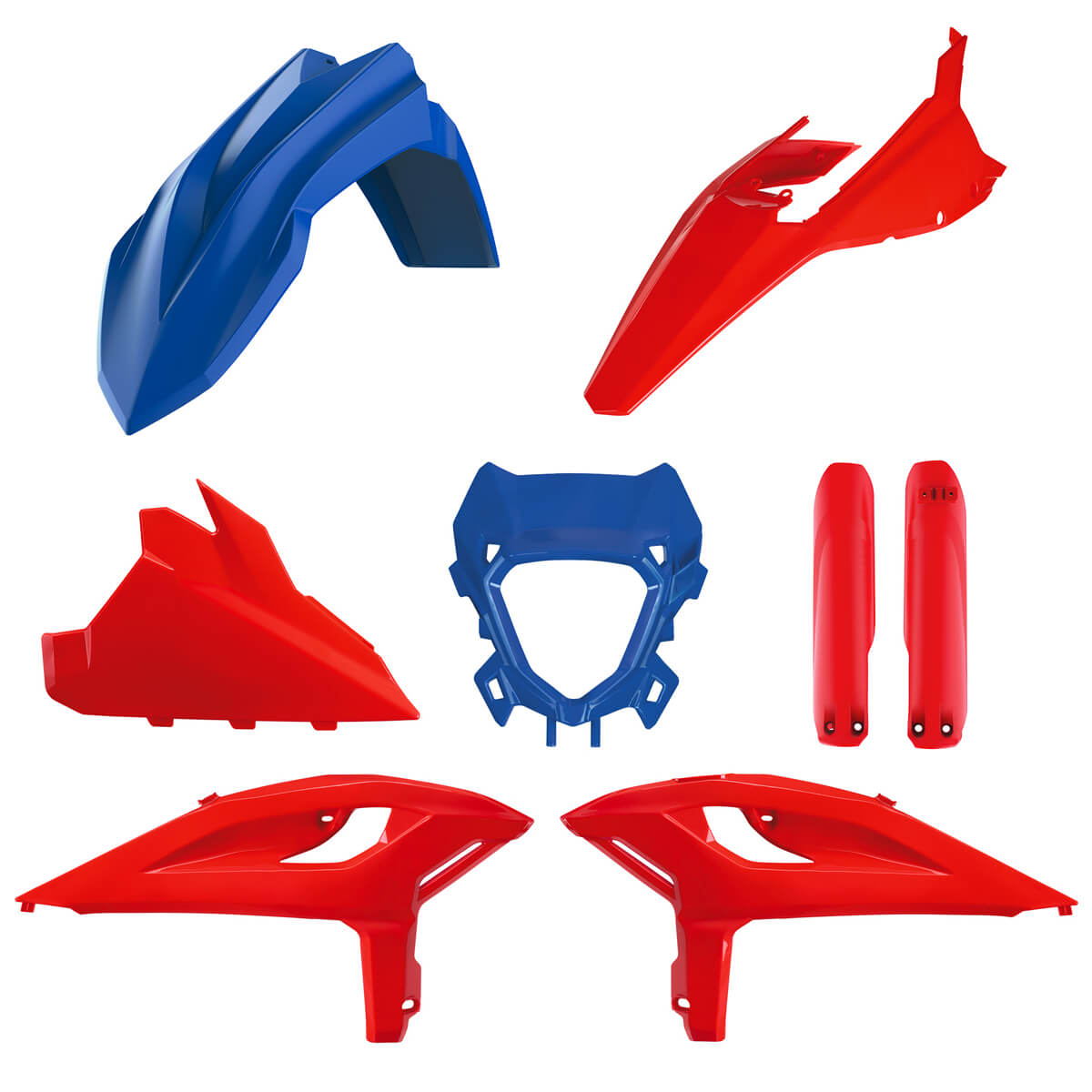 Complete Plastics Kit Beta RR 2T/4T (2025-) Red / Blue