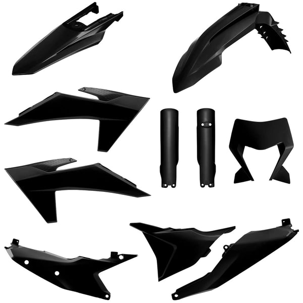 Kit Plásticos Completo KTM EXC/ EXC-F (2024-25) Preto