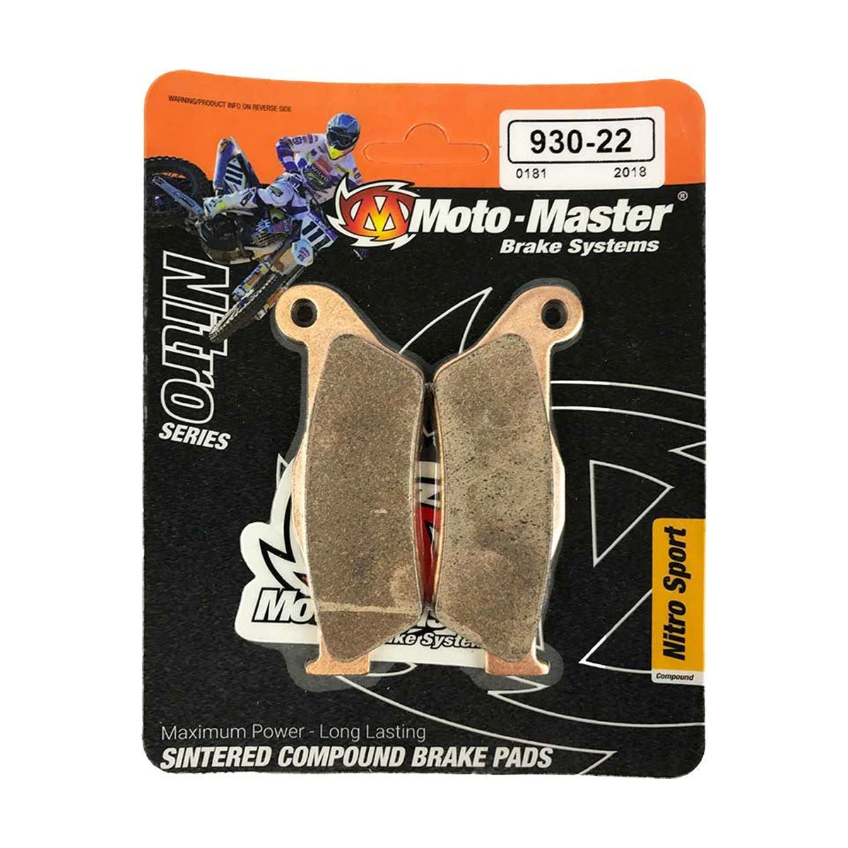 Pastilhas de Travão Frente MOTO-MASTER Nitro Sport KTM...