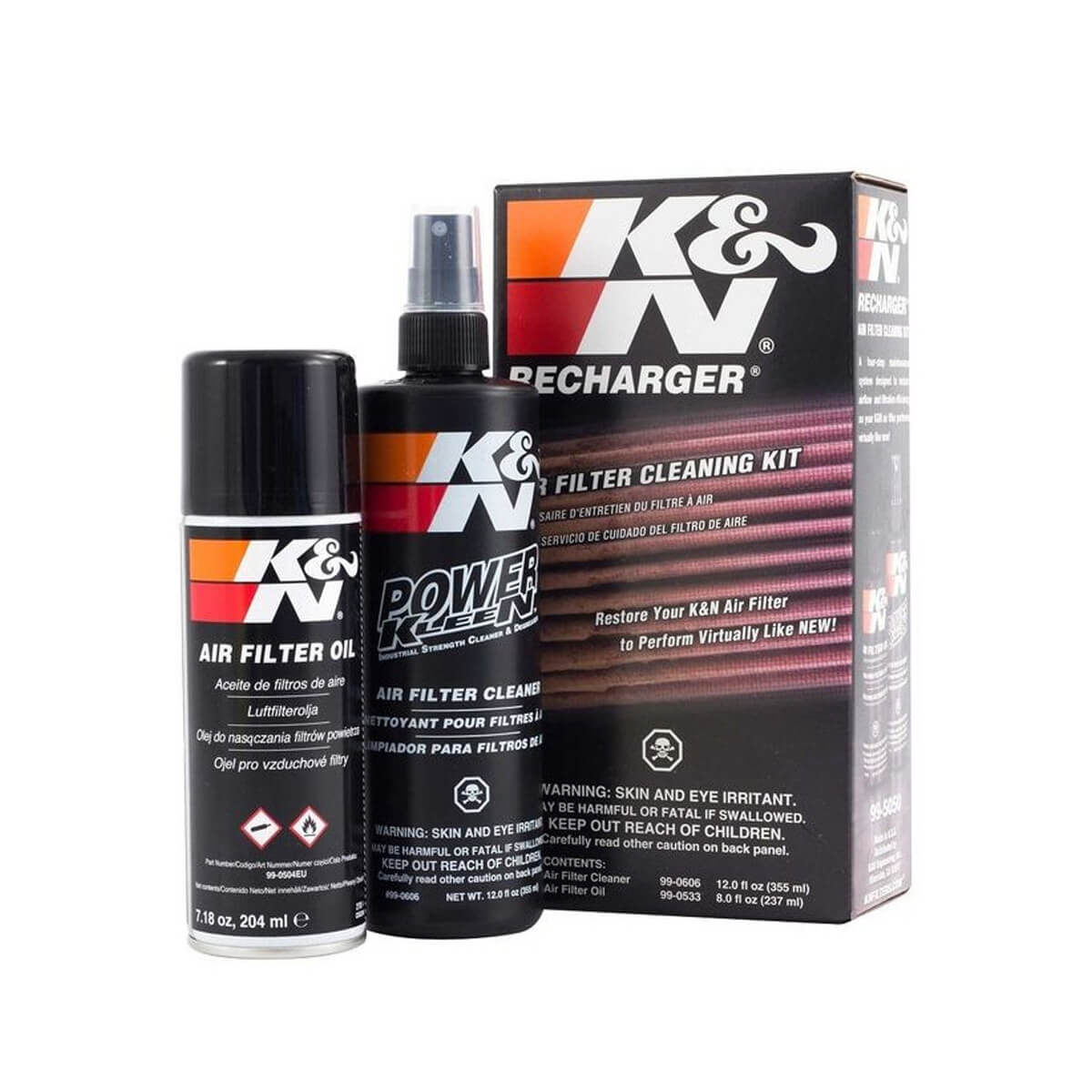 Kit de limpieza de filtro de aire K&N