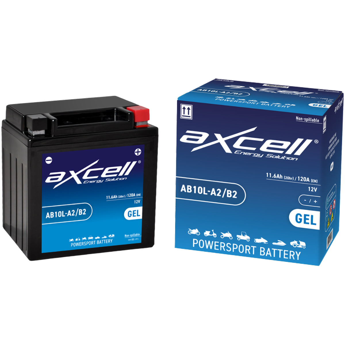 Bateria AXCELL AB10L-A2/B2 / YB10L-A2/B2 (Carregada e Ativa)
