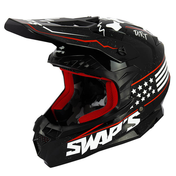 Capacete SWAPS S849 2FASTER Satan XL