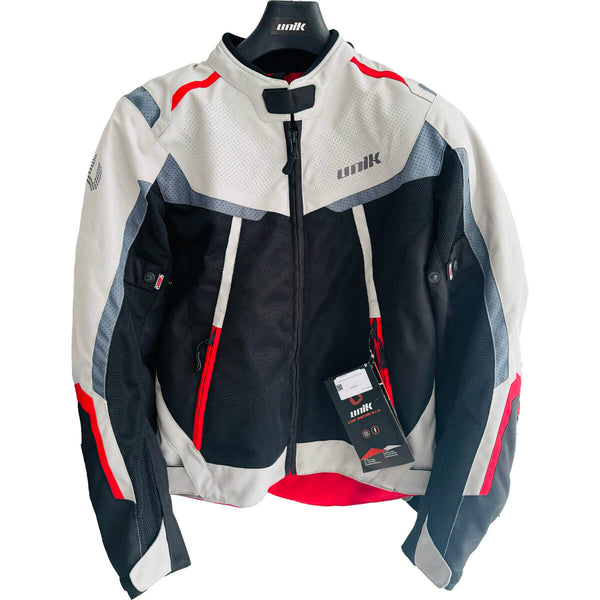 Casaco Verão UNIK VZ-12 L Cinza e Vermelho