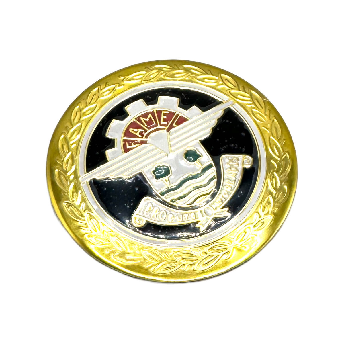 Dístico/ Emblema Depósito Famel/ Zundapp Ciudad de Águeda