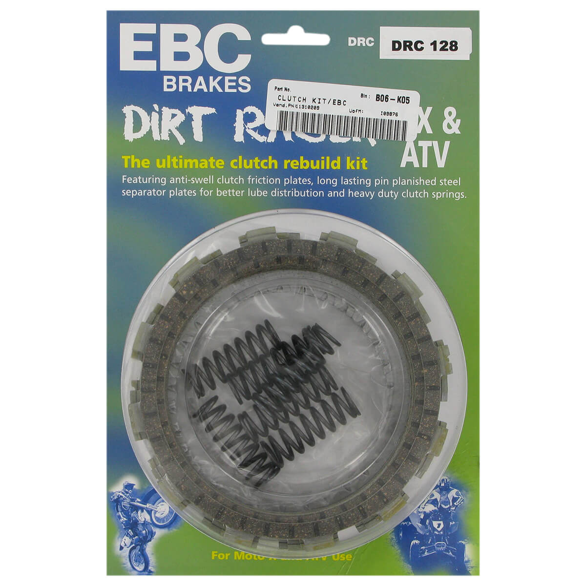 Kit Embraiagem Yamaha DTR/ TDR/ TZR 125 EBC