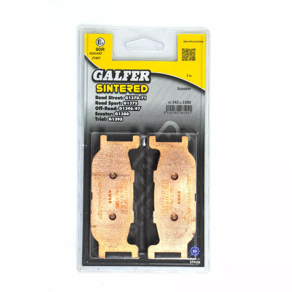 Pastilhas de Travão Frente Yamaha FD142G1380 GALFER