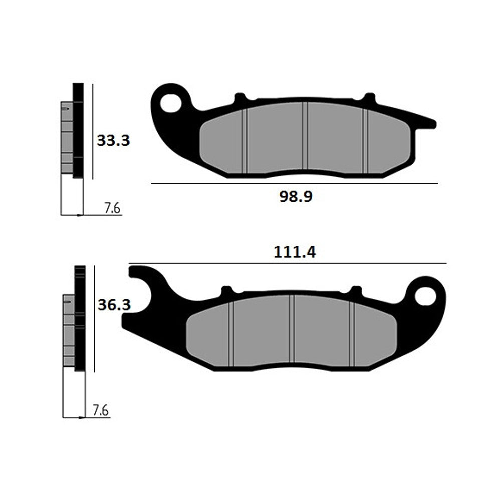 Pastilhas Travão Honda PCX 125/ 150 2019-