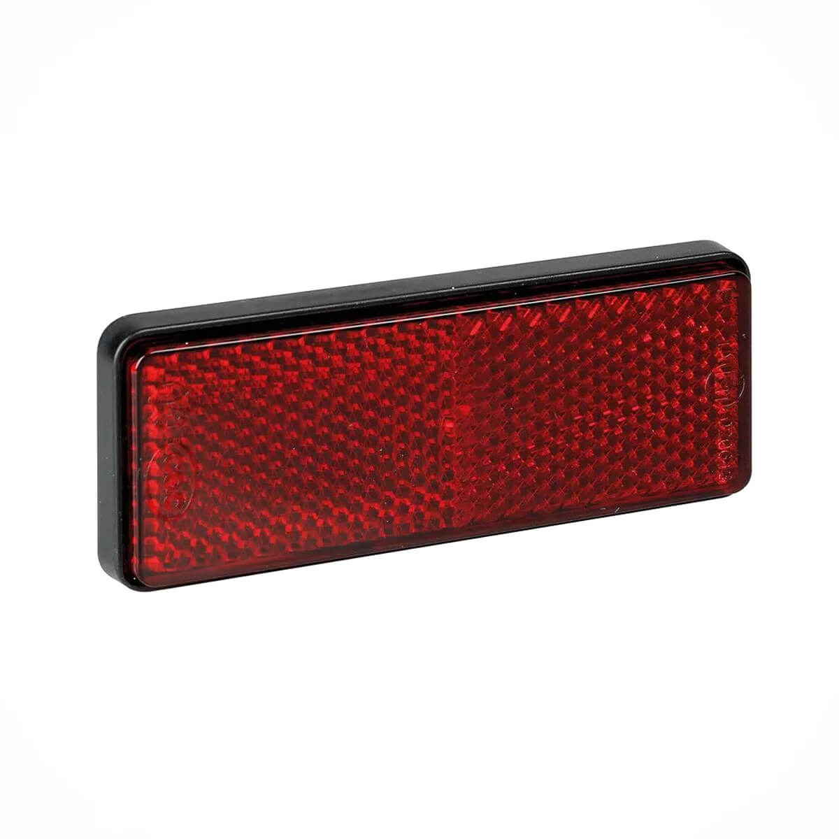 Motorcycle License Plate Reflector W/ Screw (91.5x36mm)