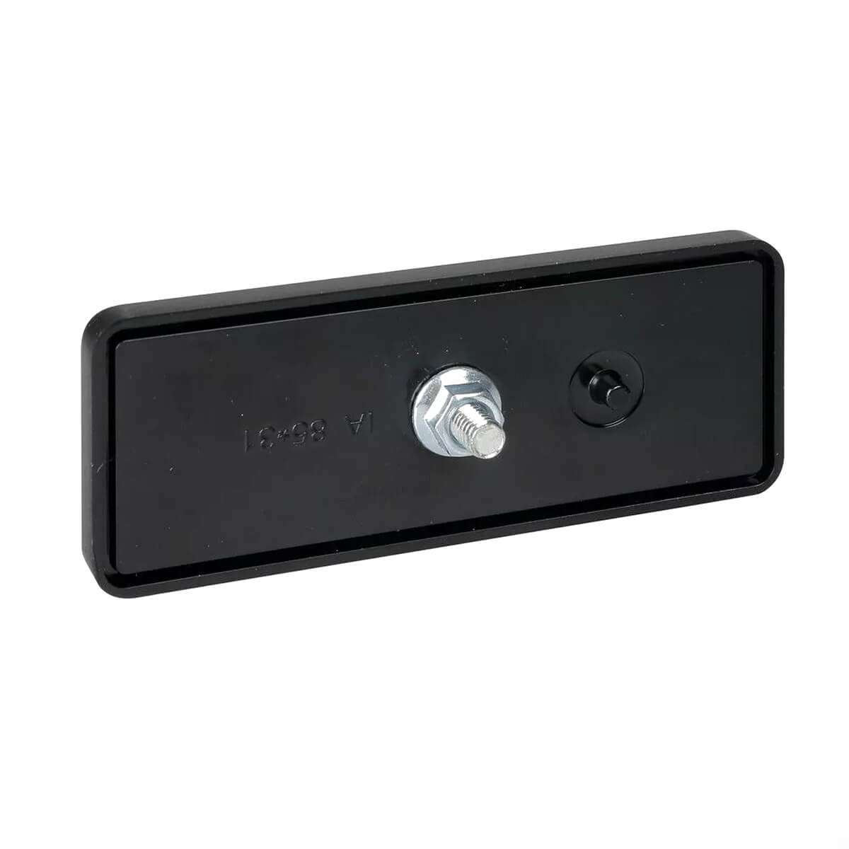 Motorcycle License Plate Reflector W/ Screw (91.5x36mm)
