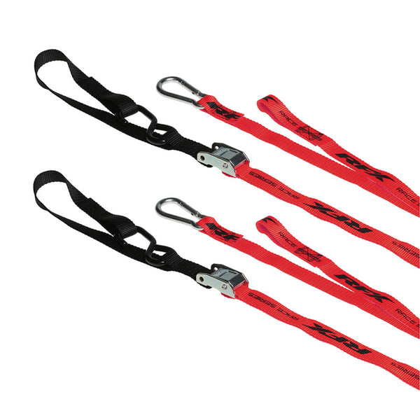 Pack Cintas de Transporte Motos Reforçadas Vermelhas RFX