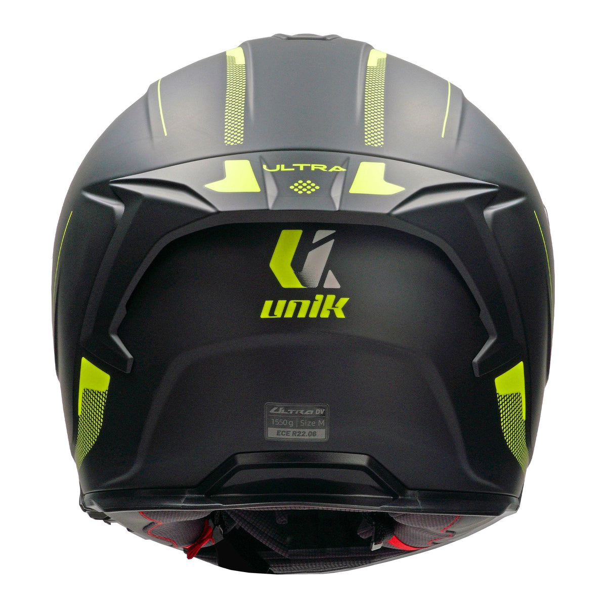 Capacete Unik Ultra DV Microdot C/ Óculos Preto/ Amarelo - L