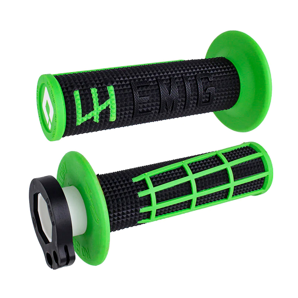 Punhos ODI EMIG 2.0 Lock-On Verde/ Preto