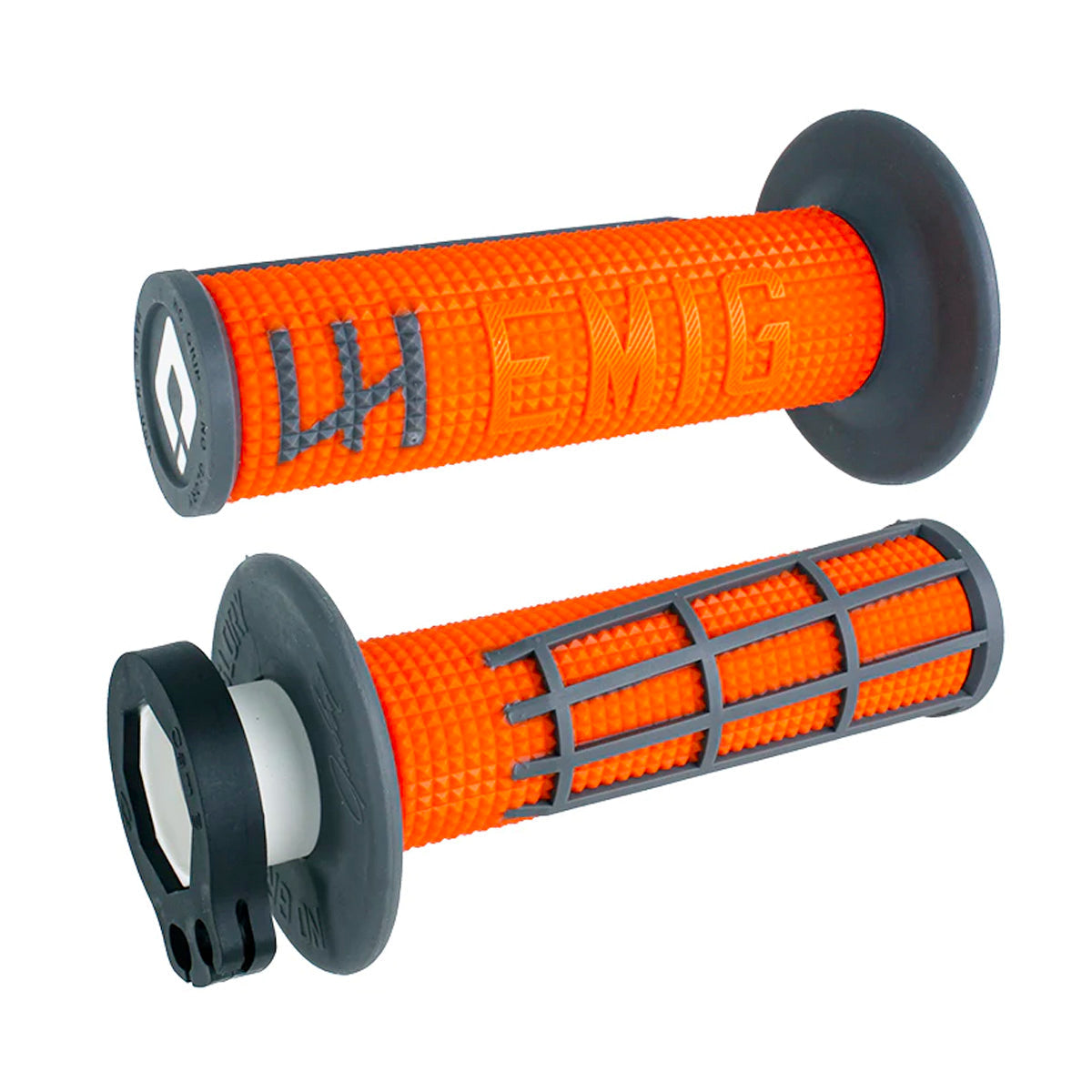 Punhos ODI EMIG 2.0 Lock-On Laranja/ Graphite