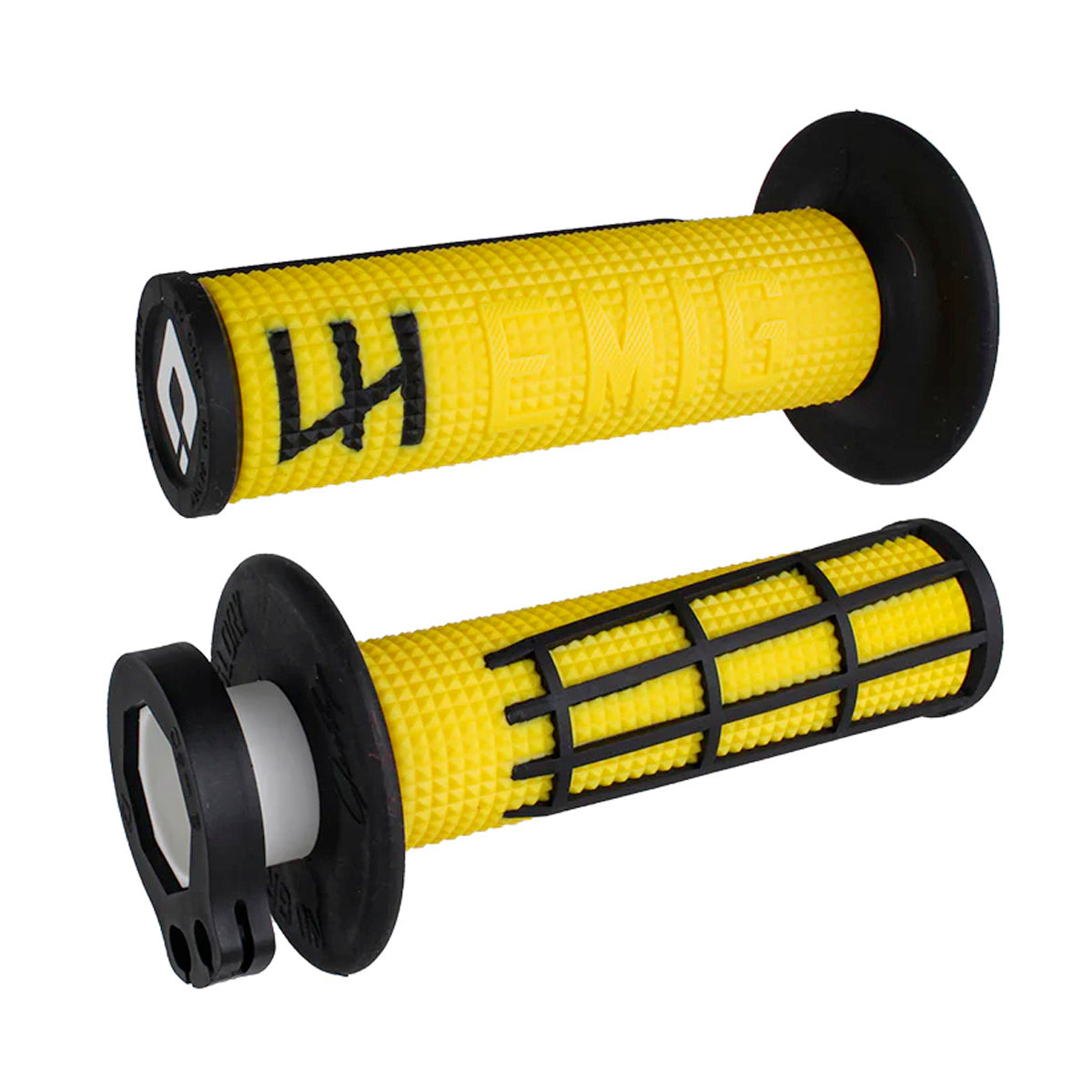 Punhos ODI EMIG 2.0 Lock-On Amarelo/ Preto