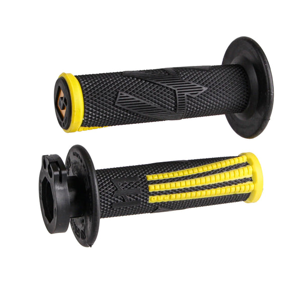 Punhos ODI EMIG PRO V2 Lock-On Pretos/ Amarelos