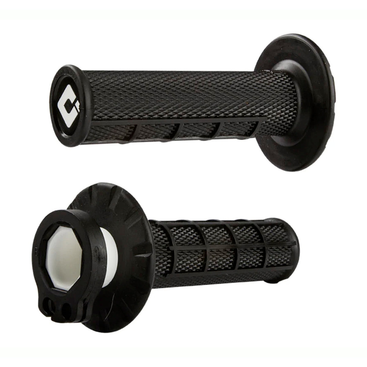 Puños ODI MX V2 Half-Waffle Lock-On negros