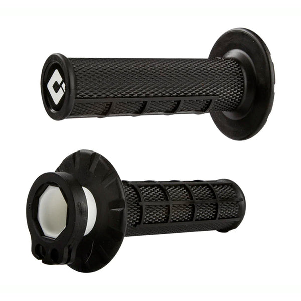 Punhos ODI MX V2 Half-Waffle Lock-On Preto