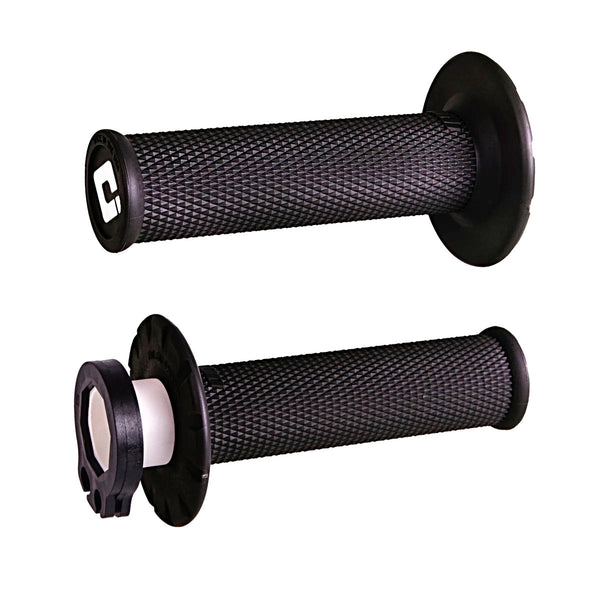Punhos ODI MX V2 No-Waffle Lock-On Preto