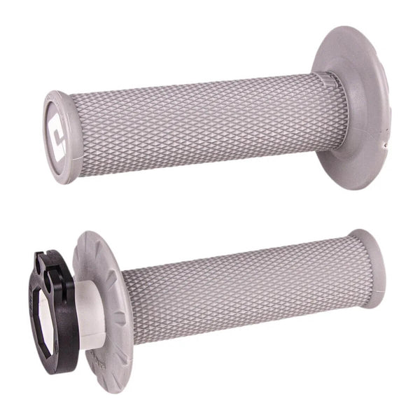 Punhos ODI MX V2 No-Waffle Lock-On Cinzento