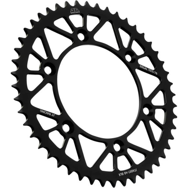 Corona JTA 897 de Aluminio Negro con 48 dientes KTM
