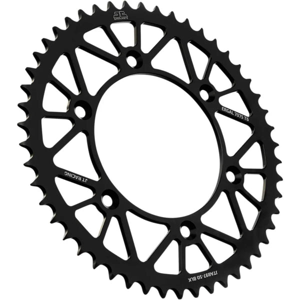 Corona JTA 897 de aluminio negro con 50 dientes KTM