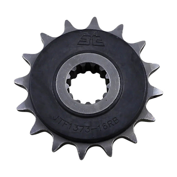 Pinhão JT 1373 de aço com Borracha 16 dentes